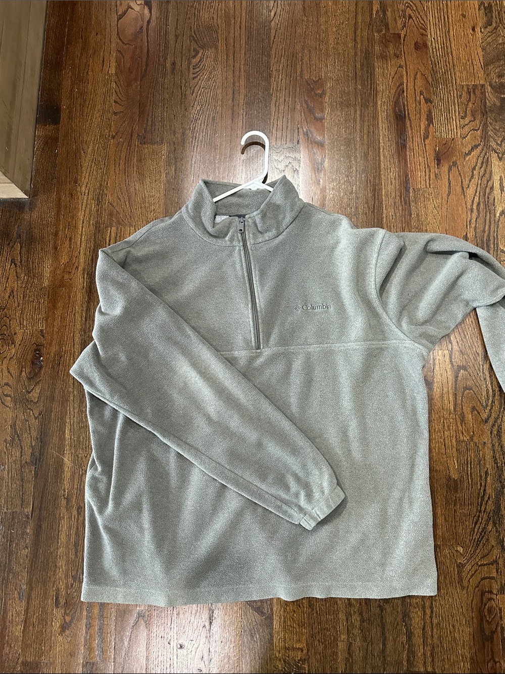 Columbia Men's Dark Gray Half-Zip Fleece Pullover; Size XXL. EUC